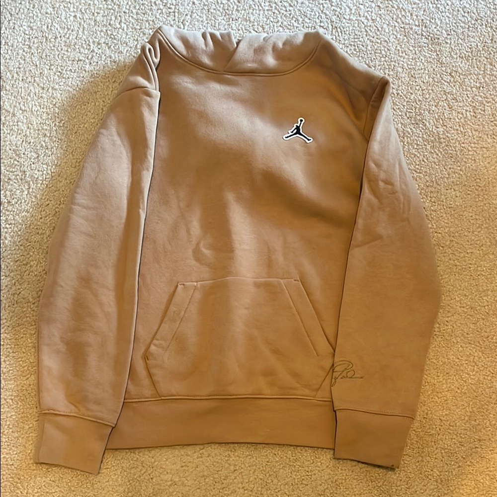 Jordan Tan hoodie with a Soft Cotton Blend